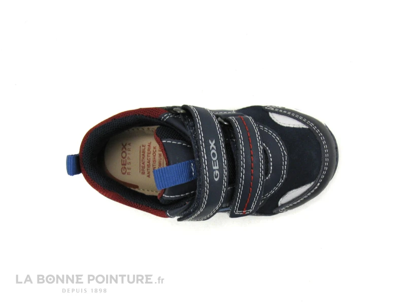 Geox RISHON - B150RB - Navy - Dk Red - Basket BEBE 2 Scratches - Image 6