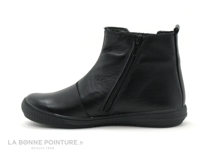 Bopy SAMALO Noir - Etoile Leopard - Bottine Mode Fille - Image 3