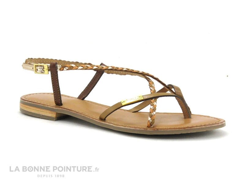 Tropeziennes MONATRES Miel Corail - Sandale Tong Femme - Image 4