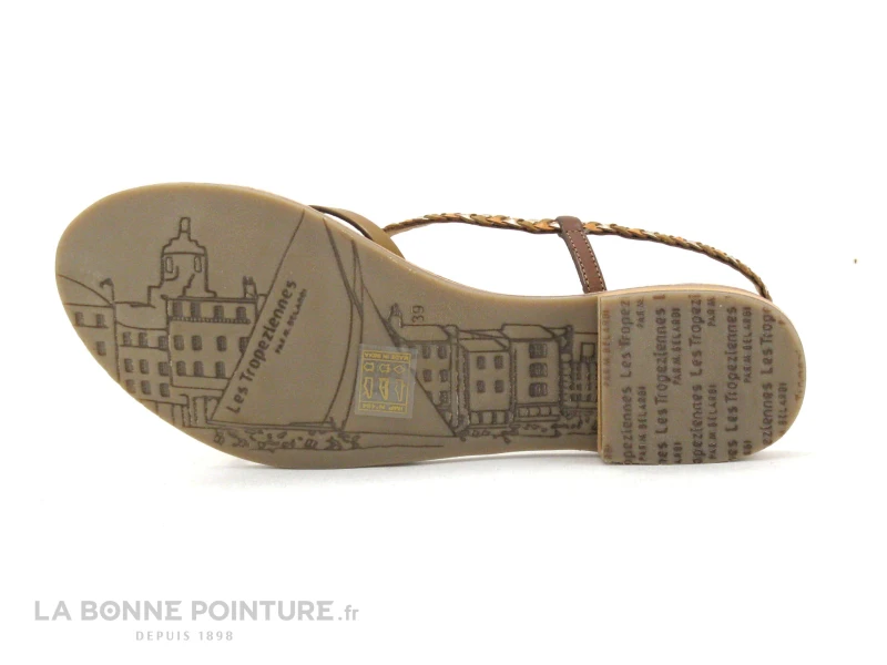 Tropeziennes MONATRES Miel Corail - Sandale Tong Femme - Image 6