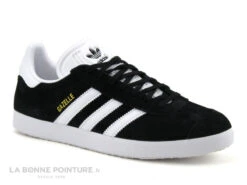 Adidas GAZELLE BB5476 Black White - Basket Noire Et Blanche Homme