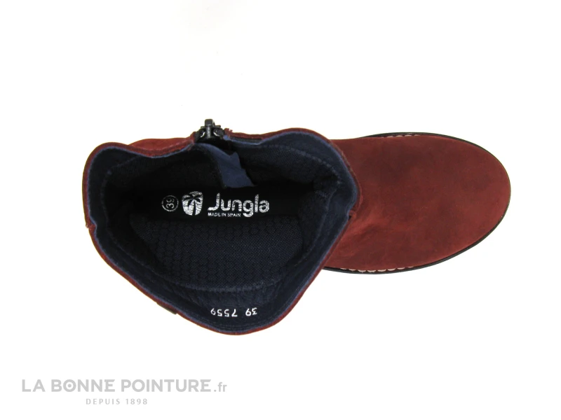 Jungla 7559 Reims Vino - Bottine Bordeaux Femme - Image 6