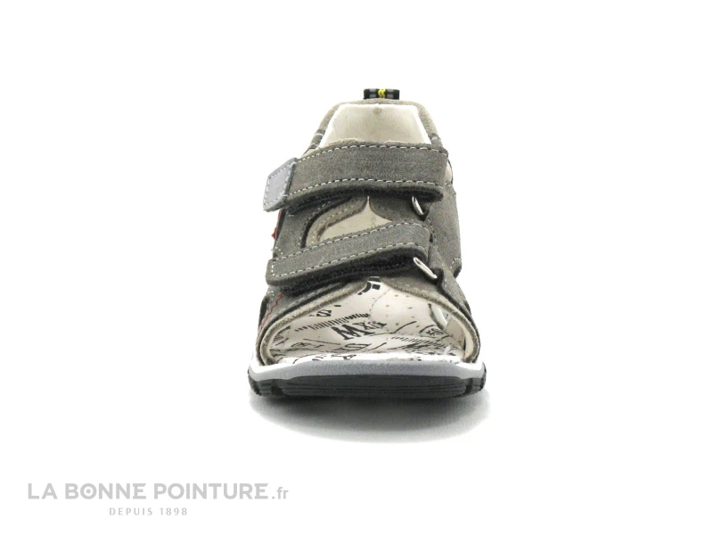 Bopy BERIF Gris Sandale Velcro BEBE - Image 2