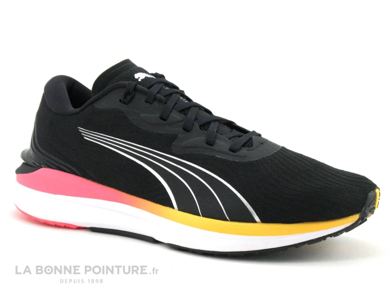 Puma ELECTRIFY Nitro 2 Black - Basket Running Homme - Noir - Image 5