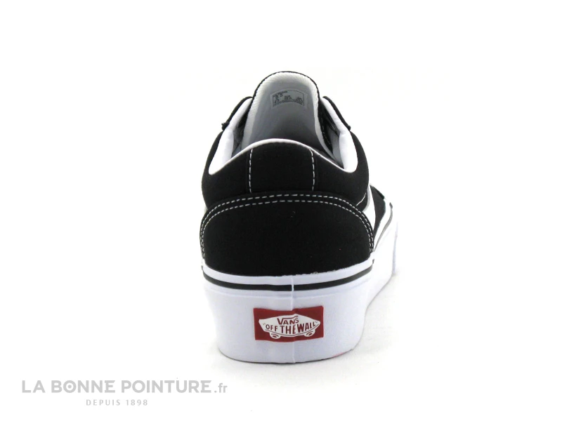 Vans WARD PLATFORM Black White - VN0A3TLC1871 - Basket Plateforme - Image 4