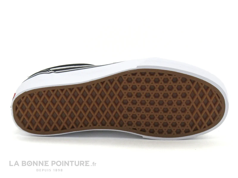 Vans WARD PLATFORM Black White - VN0A3TLC1871 - Basket Plateforme - Image 7