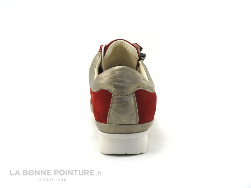 Pedi Girl COTY Fumo Rosso - Basket Confort Femme Rouge - Image 4