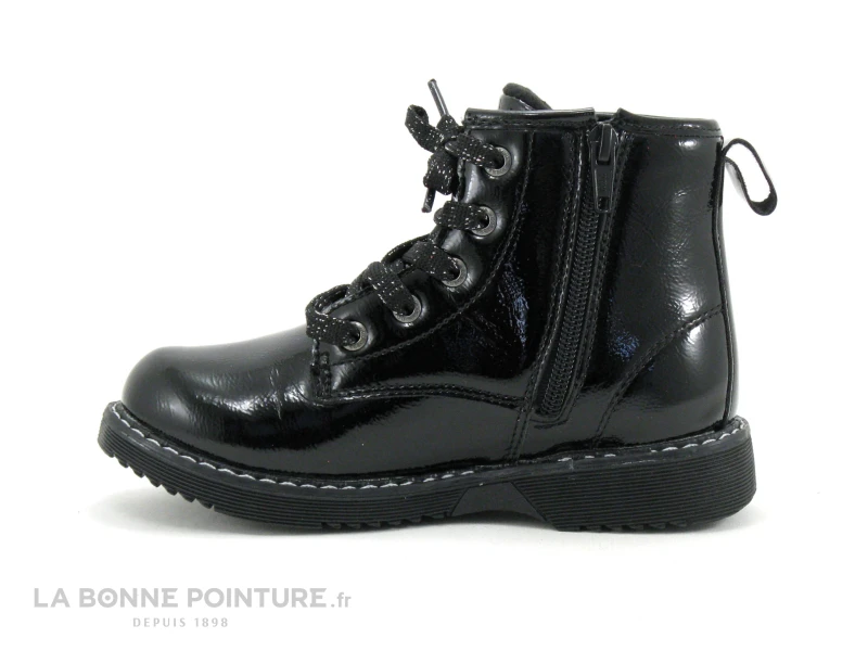 Dockers 49PS702 670 Noir - Graffitis - Boots Mode Fillette - Image 3