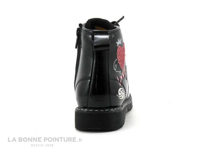 Dockers 49PS702 670 Noir - Graffitis - Boots Mode Fillette - Image 4