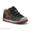 Bopy REMIGIO Gris Noir Rouge - Chaussure Montante BEBE