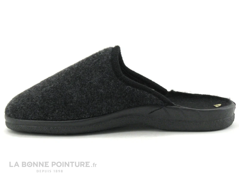 Lollans - Pantoufle Mule En Textile Epais Gris - Homme - 002B-049 - Image 2