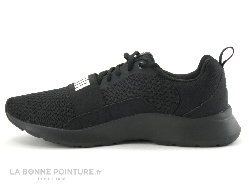 Puma Soft Foam WIRED - Black - Basket Noire Homme - 366970 - Image 3
