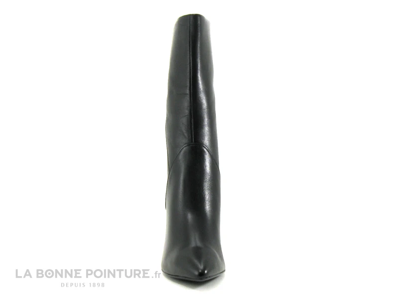 Tamaris 1-25349-29 Black - Bottine Talon Haut En Cuir Noir - Bout Pointu - Image 2