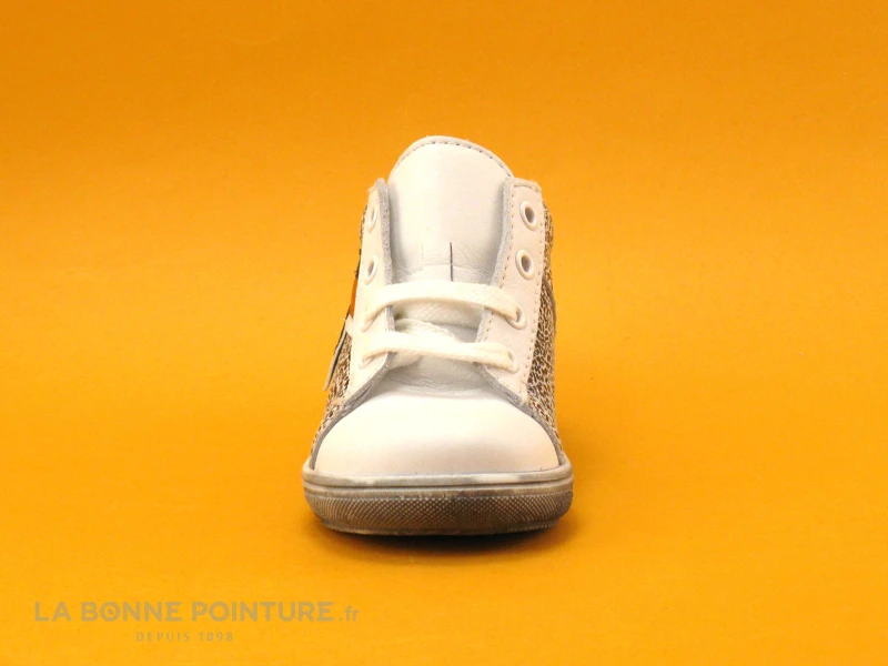 Bopy RECLAIR Blanc - Imprime Argent - Chaussure Montante Fille - Image 2