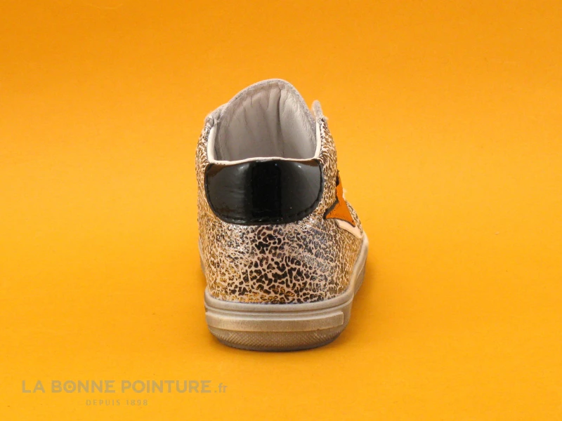 Bopy RECLAIR Blanc - Imprime Argent - Chaussure Montante Fille - Image 4