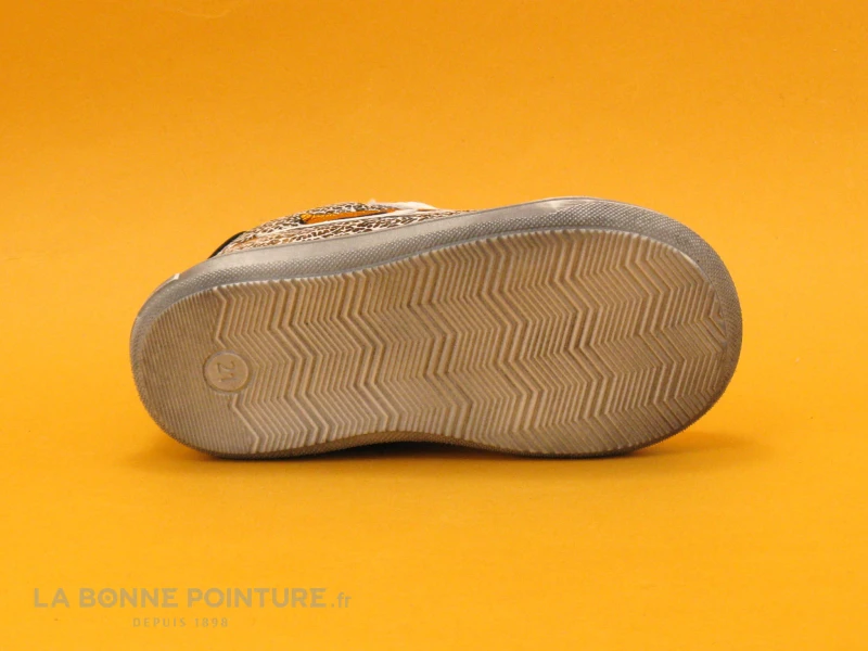 Bopy RECLAIR Blanc - Imprime Argent - Chaussure Montante Fille - Image 7