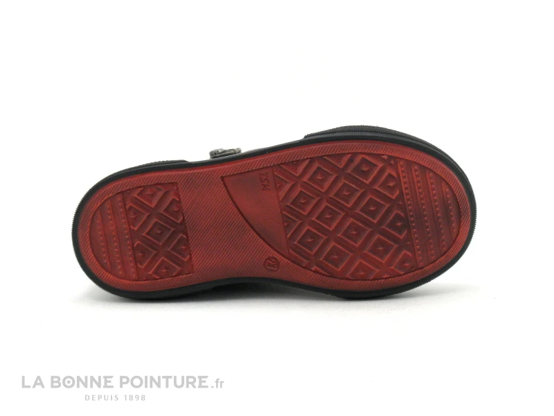 Bopy VEMIGIO - Gris Noir Rouge - Basket Montante GARCON - Image 7