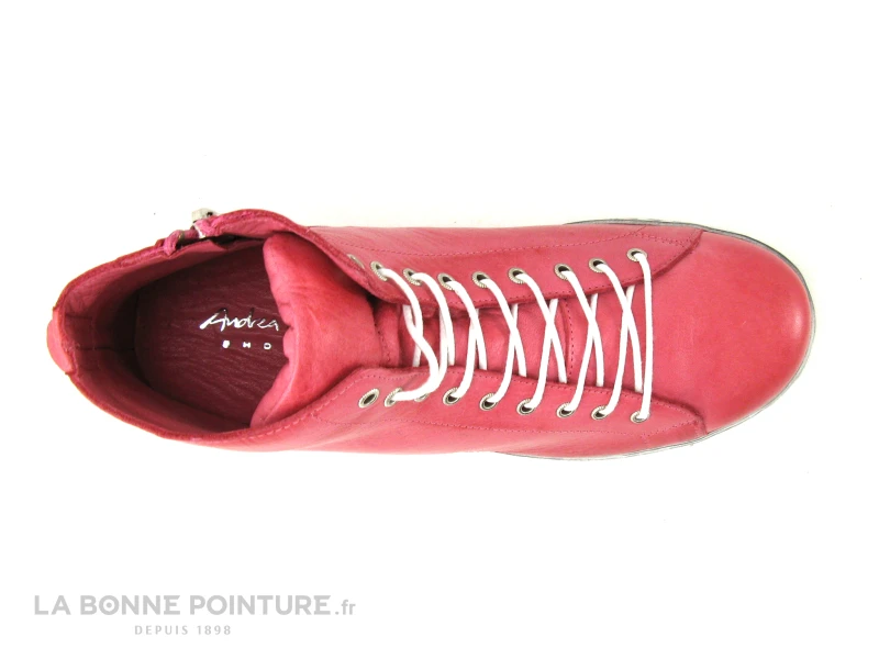 Andrea Conti 0341500-084 Koralle - Basket Montante Cuir Rose - Image 6