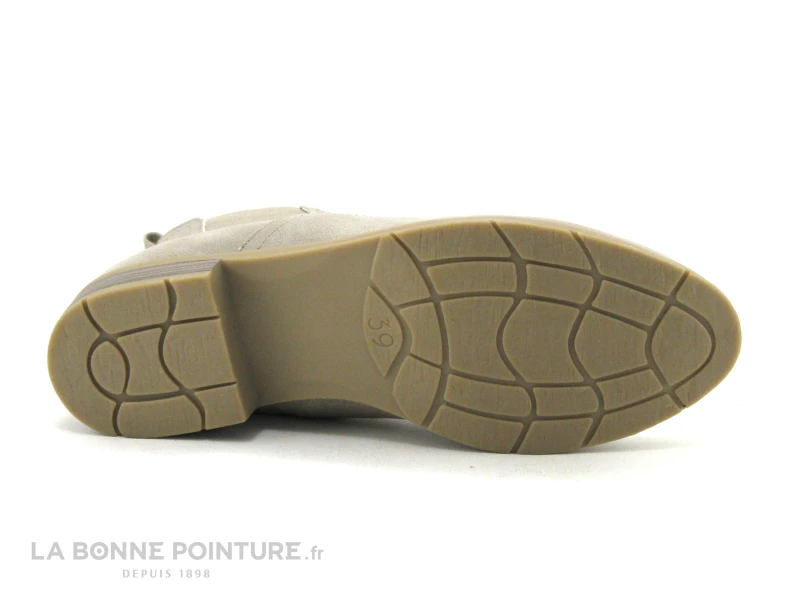 Marco Tozzi 2-25039-29 Ecru - Bottine Chelsea Femme Blanc Casse - Image 7