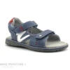 Sprox 387930 Bleu Rouge - Sandale Velcro GARCON
