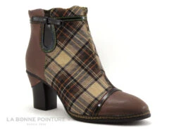 Laura Vita AMCELIAO 50 Marron - Prince De Galles - Boots Talon