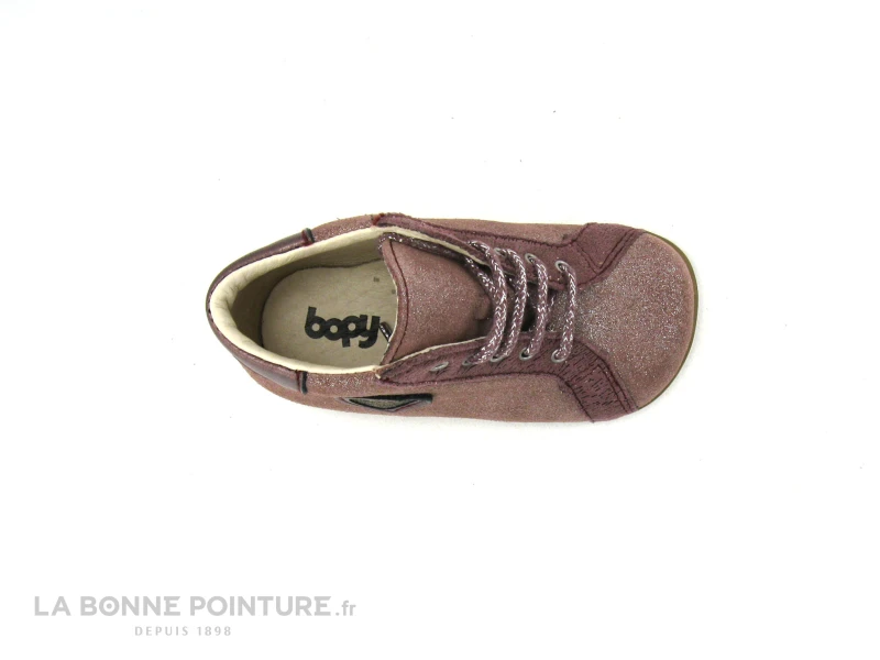 Bopy ZECOCO - Chaussure BEBE Fille Cuir Rose - Image 6