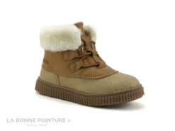 Kouki By Bopy TANCHELA Beige - Marron - Fourrure - Boots Bebe