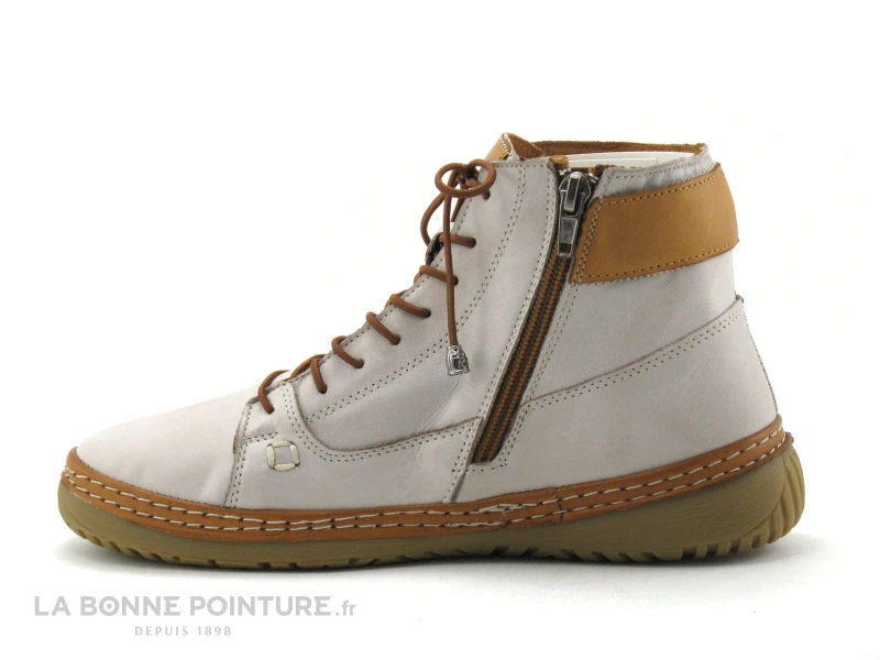 Madory NUMA Glace - Boots Femme - Beige Gris - Marron - Image 3