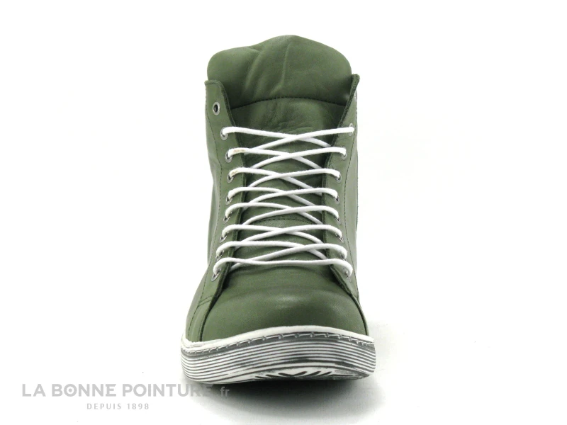 Andrea Conti 0341500 Olive - Basket Montante Kaki - Image 2