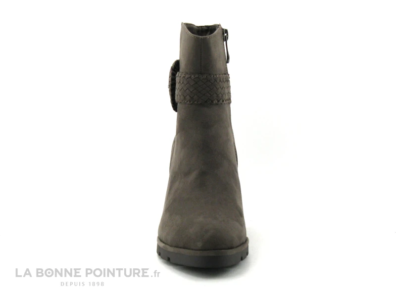 Marco Tozzi 2-25841-27 Pepper - Boots Marron Talon Haut - Bride Tressee - Image 2