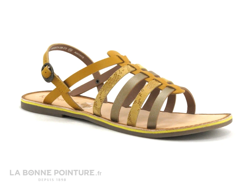 Kickers DIXON Jaune Serpent - 695571-30-73 - Sandale - Image 5