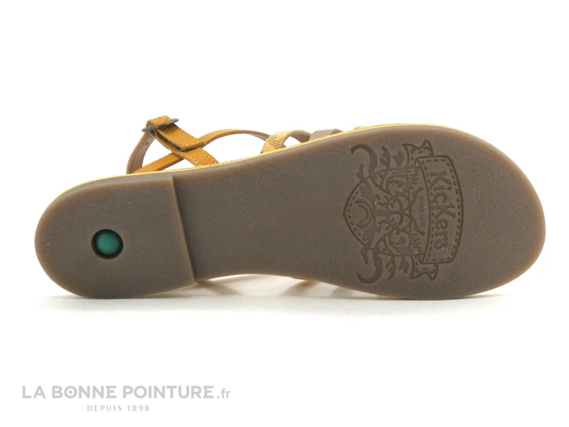 Kickers DIXON Jaune Serpent - 695571-30-73 - Sandale - Image 7