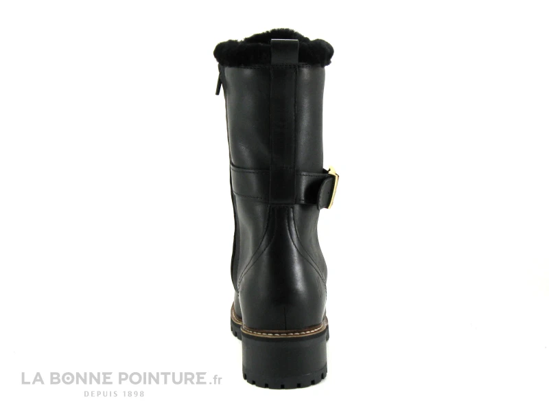 Hooper ALICE Noir - Bottine A Lacet Femme Cuir Noir - Image 4