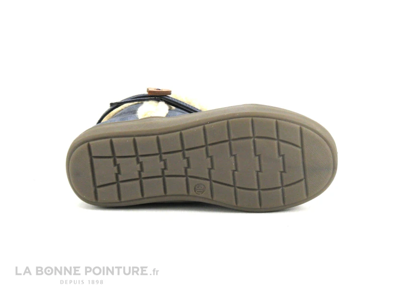 Kouki By Bopy IPOMIA Marine - Boots Fille Avec Revers Fourrure - Image 4