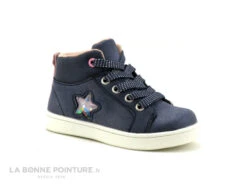 Wipop MIJURE Marine - Etoile - Bottillon BEBE Fille Avec Lacet Et Zip