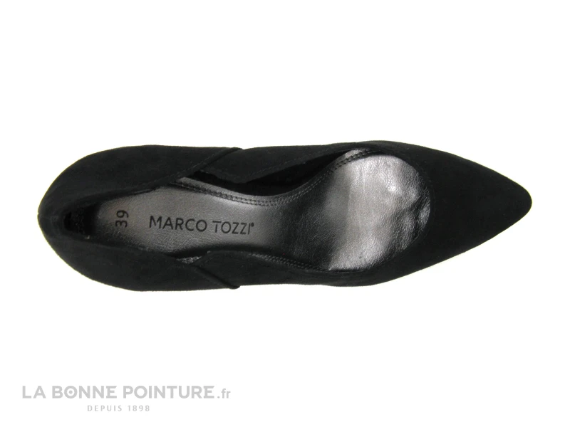 Marco Tozzi 2-22437-25 Black - Escarpin Pointu Noir - Talon Aiguille - Image 6