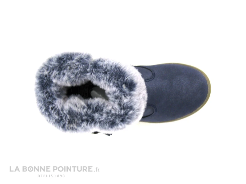 Kouki Bopy ICALIN Jean Bottillon Fille Bleu Fourrure - Image 2