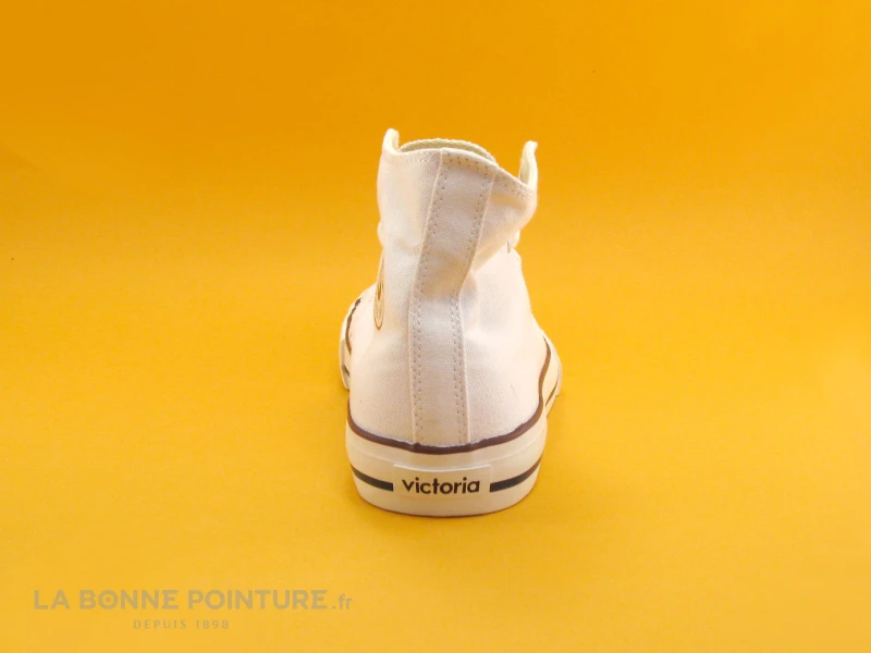 Victoria 06500 Blanc - Tennis Montante Toile Femme - Image 4