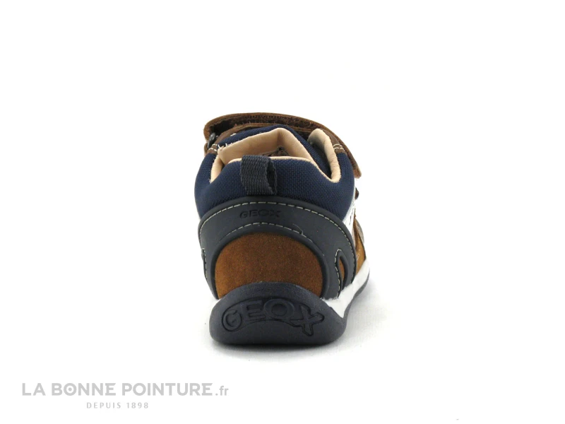 Geox Each B160BB - Chaussure Montante Marron Bleu Marine - Image 4