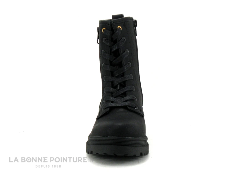 Lilybellule ISSEL Noir 9480 - Bottine Fille Lacet Et Zip - Image 2