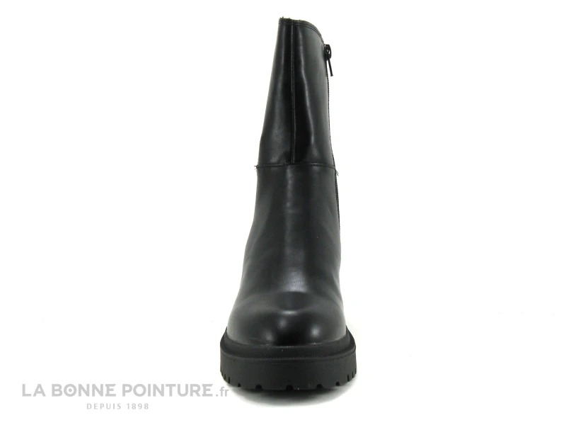 The Divine Factory QL4717 Noir - Bottine Noire - Ruban Camel - Image 2