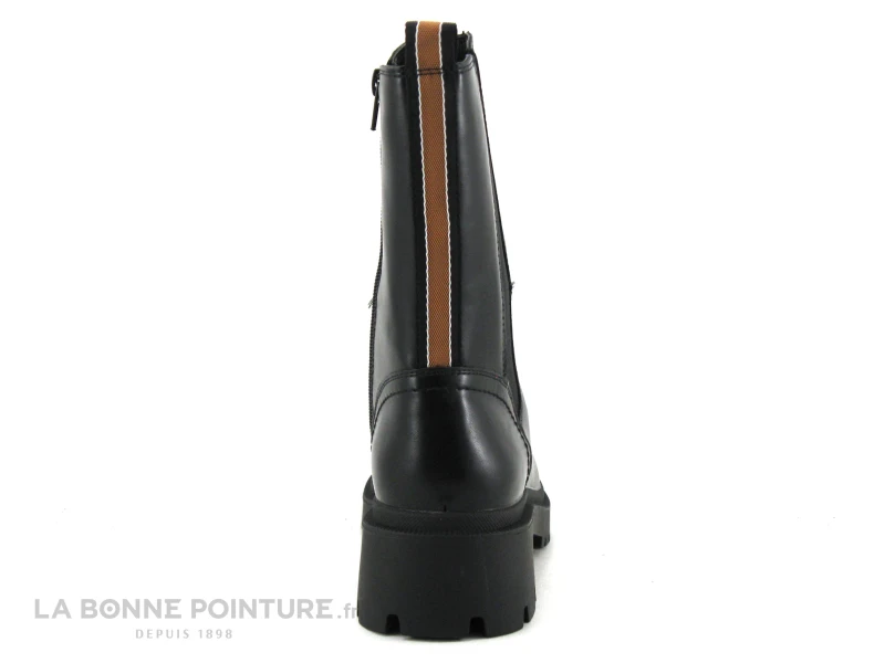 The Divine Factory QL4717 Noir - Bottine Noire - Ruban Camel - Image 4