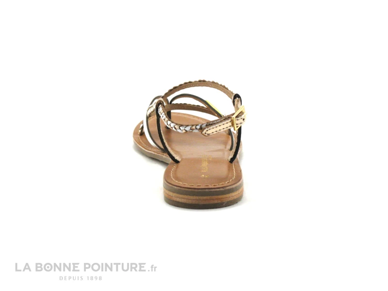 Tropeziennes MONATRES 19038 - Blanc Or - Nu-pieds - Image 4