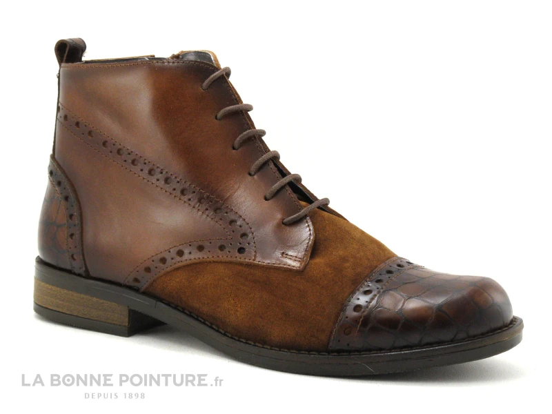 Folies NYX Cuero - Pointe Croco - Chaussure Montante Femme - Image 5