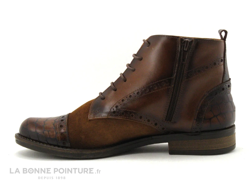 Folies NYX Cuero - Pointe Croco - Chaussure Montante Femme - Image 3