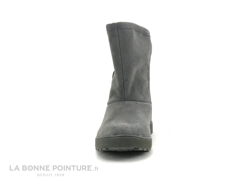 Lico Amalia 710171 Gris - Bottine Fourree - Cuir Velours Gris - Image 2