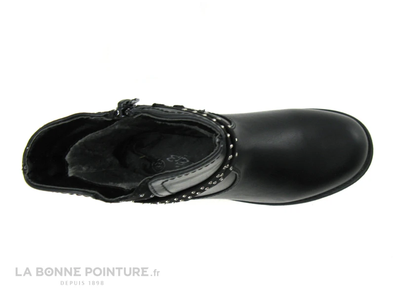 Wipop Dairy Noir-boots Fille Zippees - Image 6