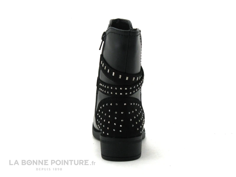 Wipop Dairy Noir-boots Fille Zippees - Image 4