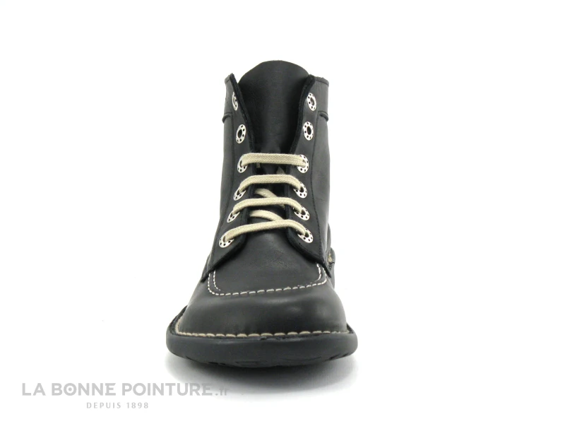 Brans Boots Femme 114 Noir Montante Lacet - Image 2