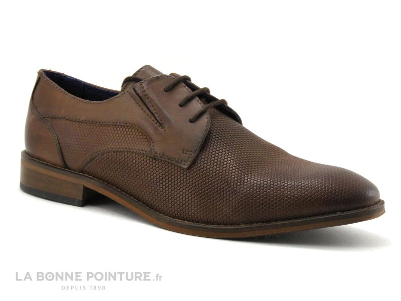Point D Orgues PORI Marron - Chaussure Habillee Homme - Image 5